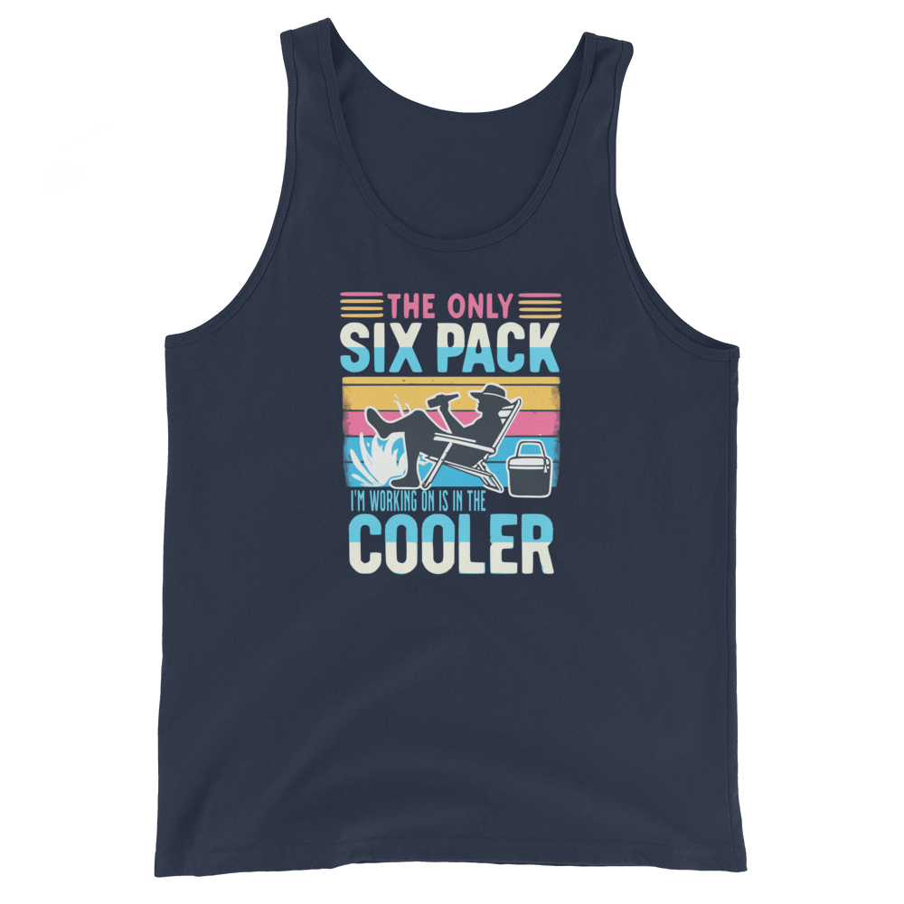 Chill out in style with our beach-themed tank top. Great for summer relaxers and beer lovers alike!