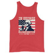 Celebrate 4th of July in style with our George Sloshington tank top. Perfect for BBQs & summer fun, featuring a fun patriotic design.