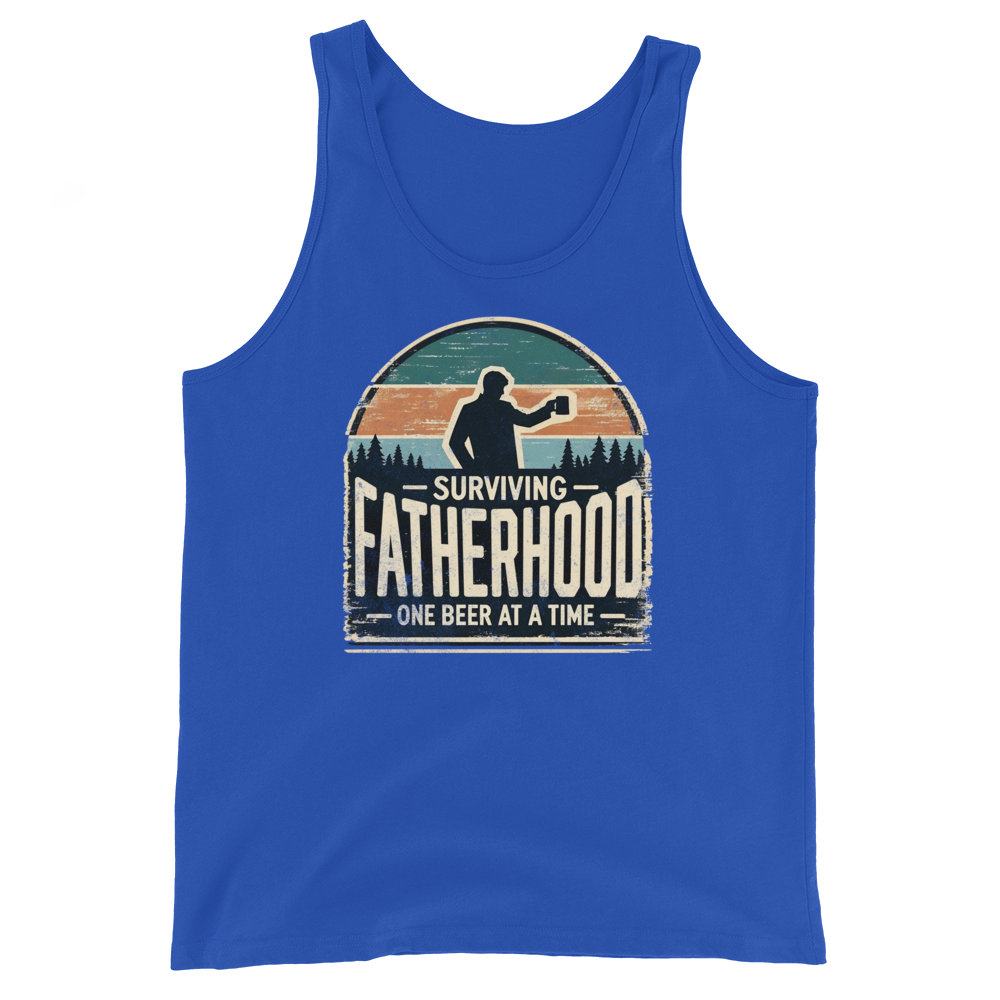 Surviving Fatherhood One Beer at a Time Tank Top