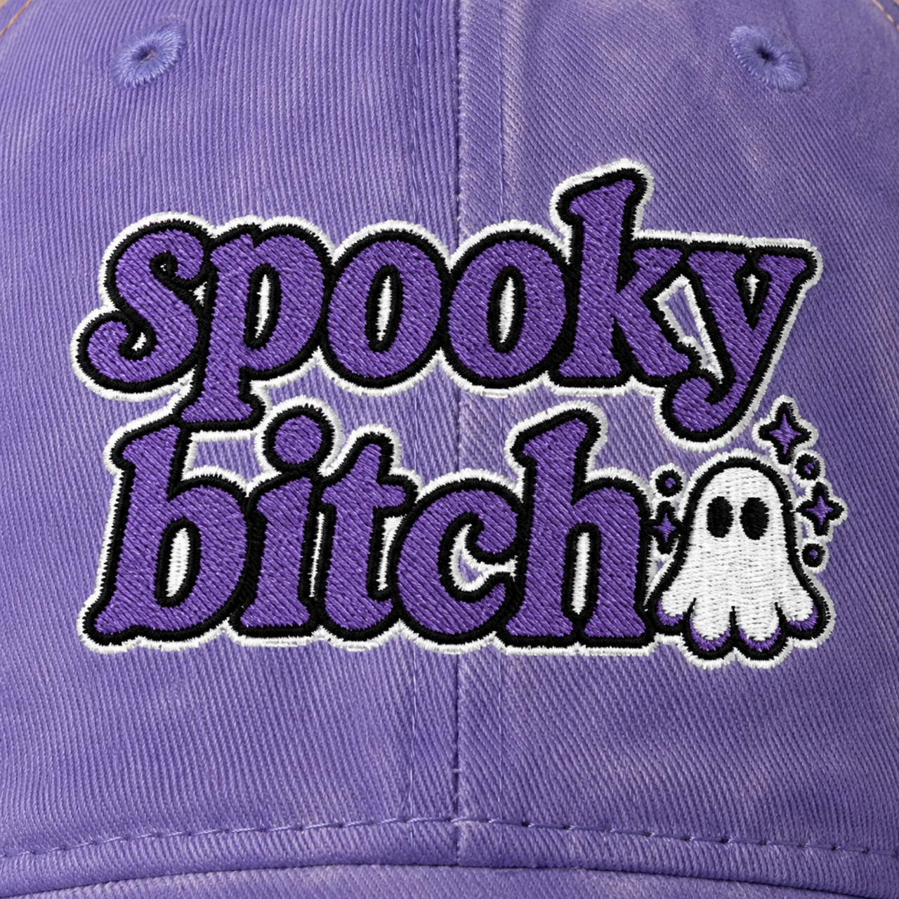Spooky Bitch Halloween Ponytail Trucker Hat