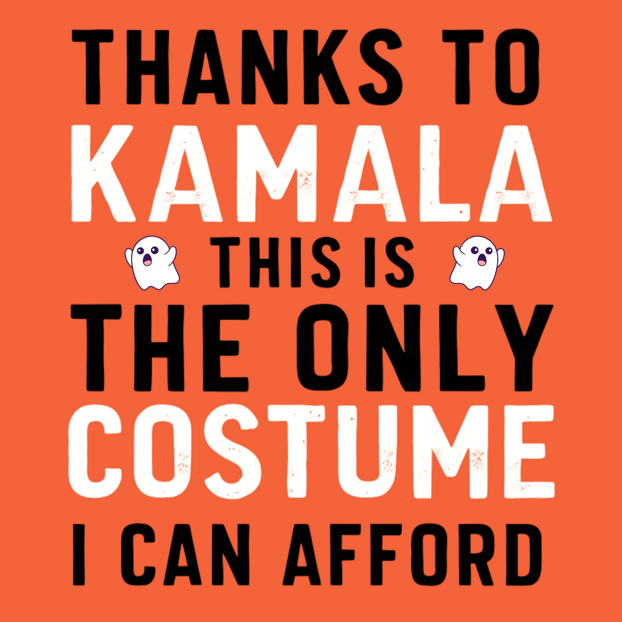 Thanks To Kamala Funny Halloween Tee