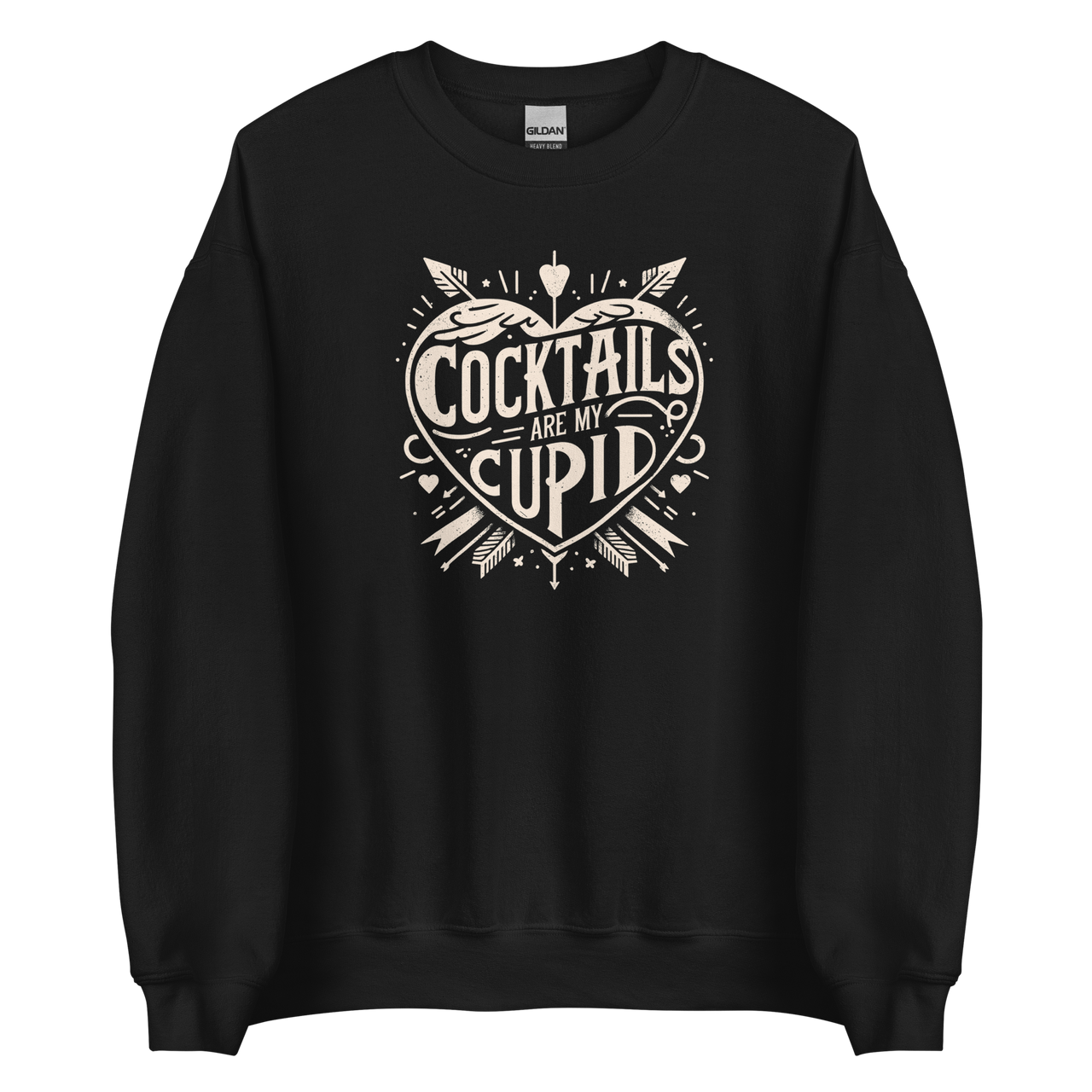 Cocktails Are My Cupid Sweatshirt