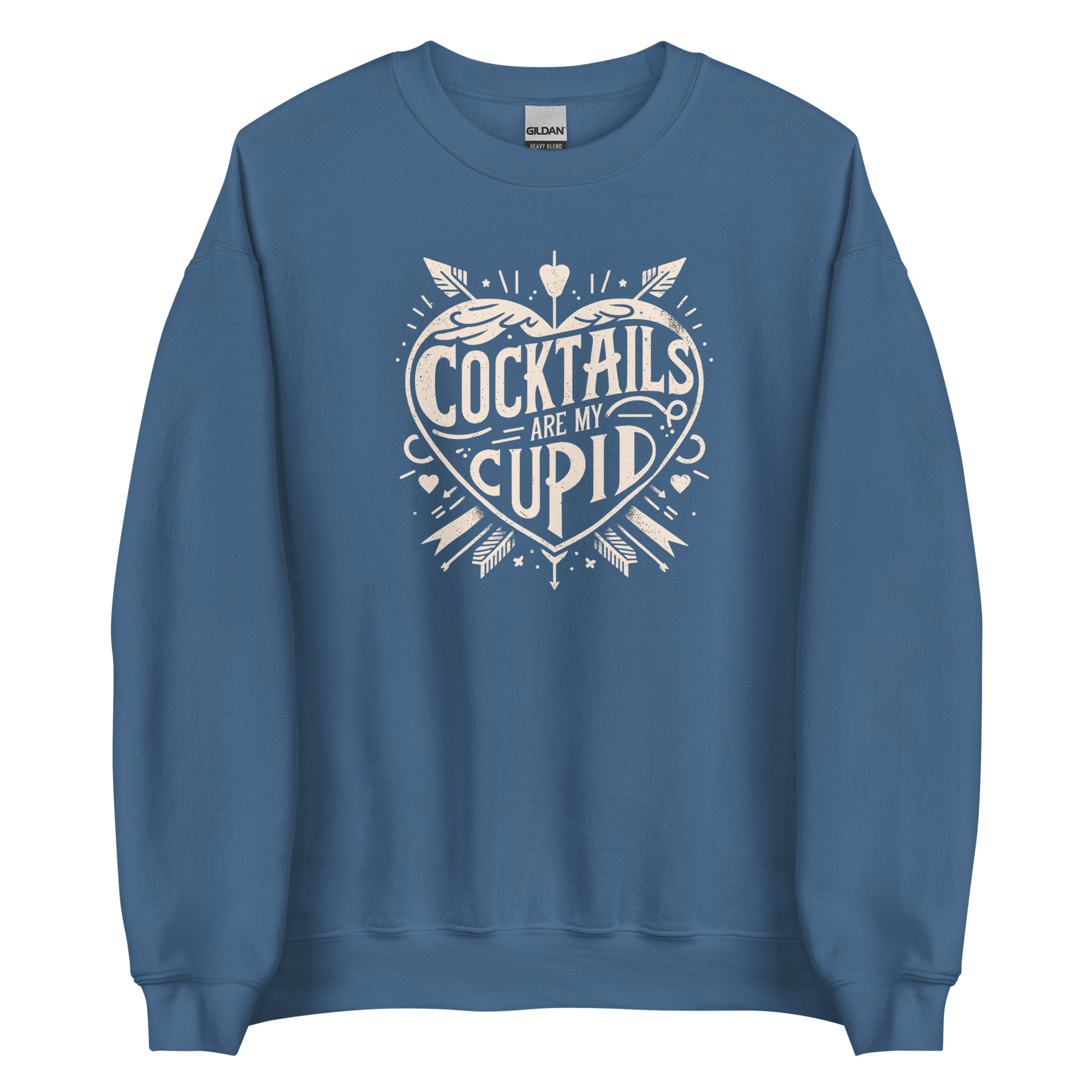 Cocktails Are My Cupid Sweatshirt