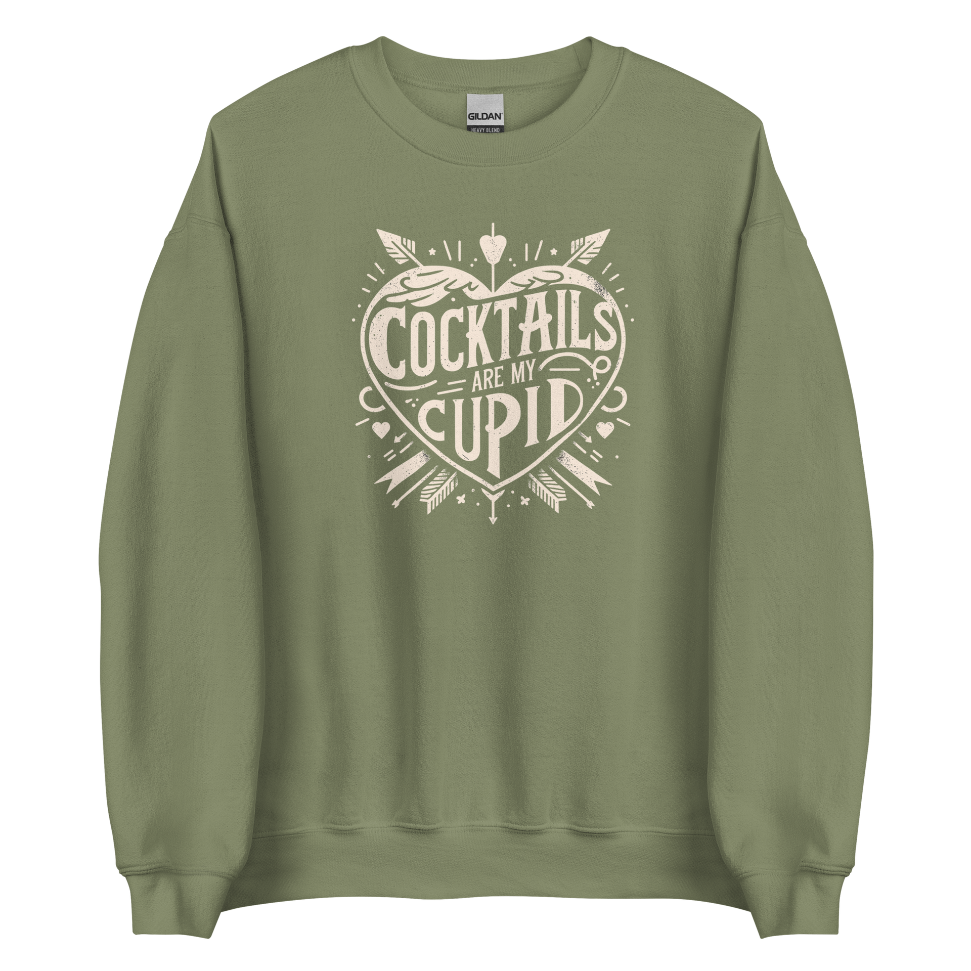 Cocktails Are My Cupid Sweatshirt