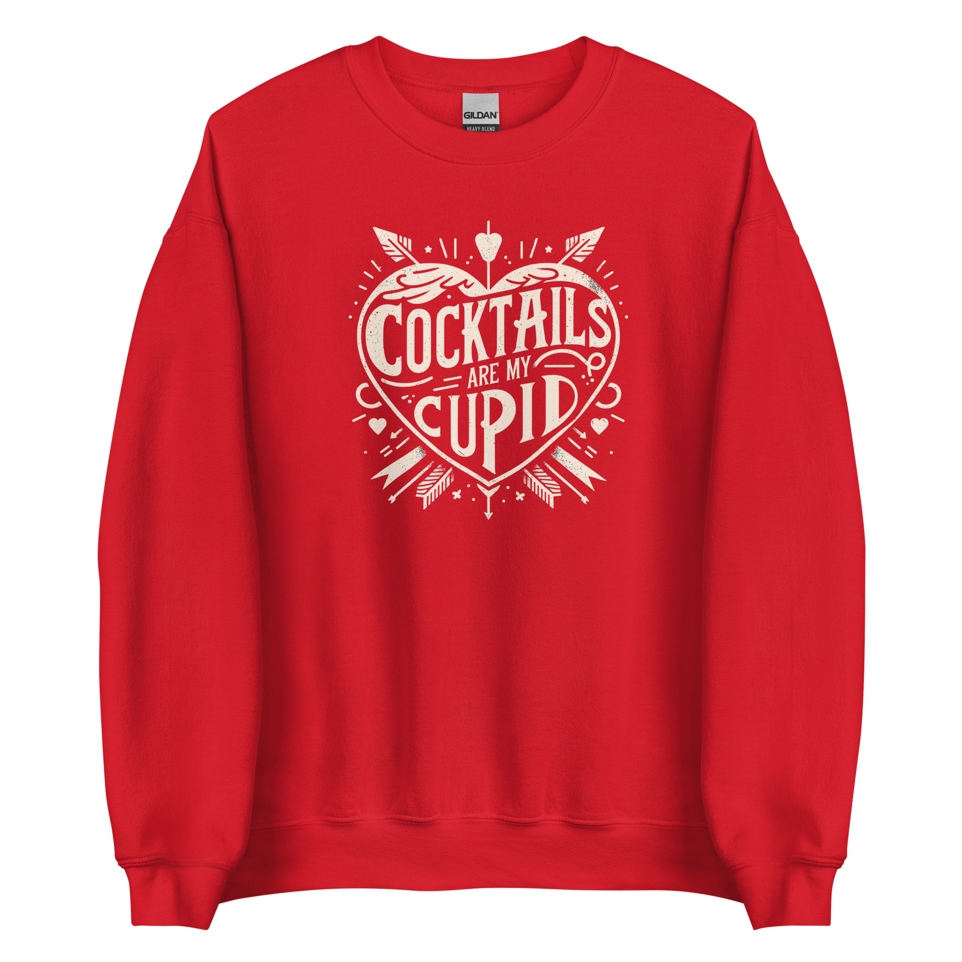 Cocktails Are My Cupid Sweatshirt