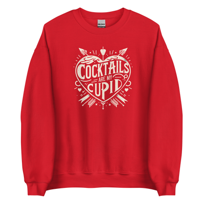 Cocktails Are My Cupid Sweatshirt