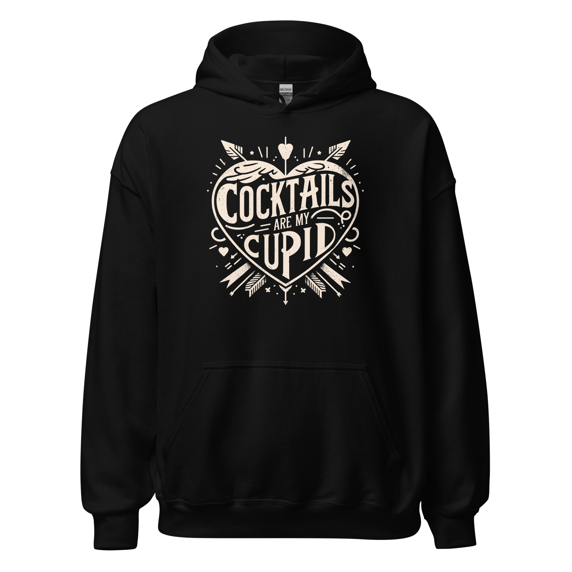 Cocktails Are My Cupid Hoodie