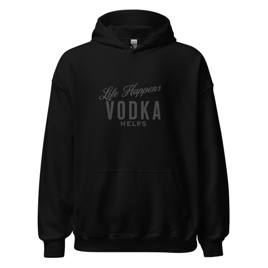 Life Happens Vodka Helps Hoodie - Cozy & Stylish HOODIE,MENS,New,UNISEX,WOMENS Dayzzed Apparel