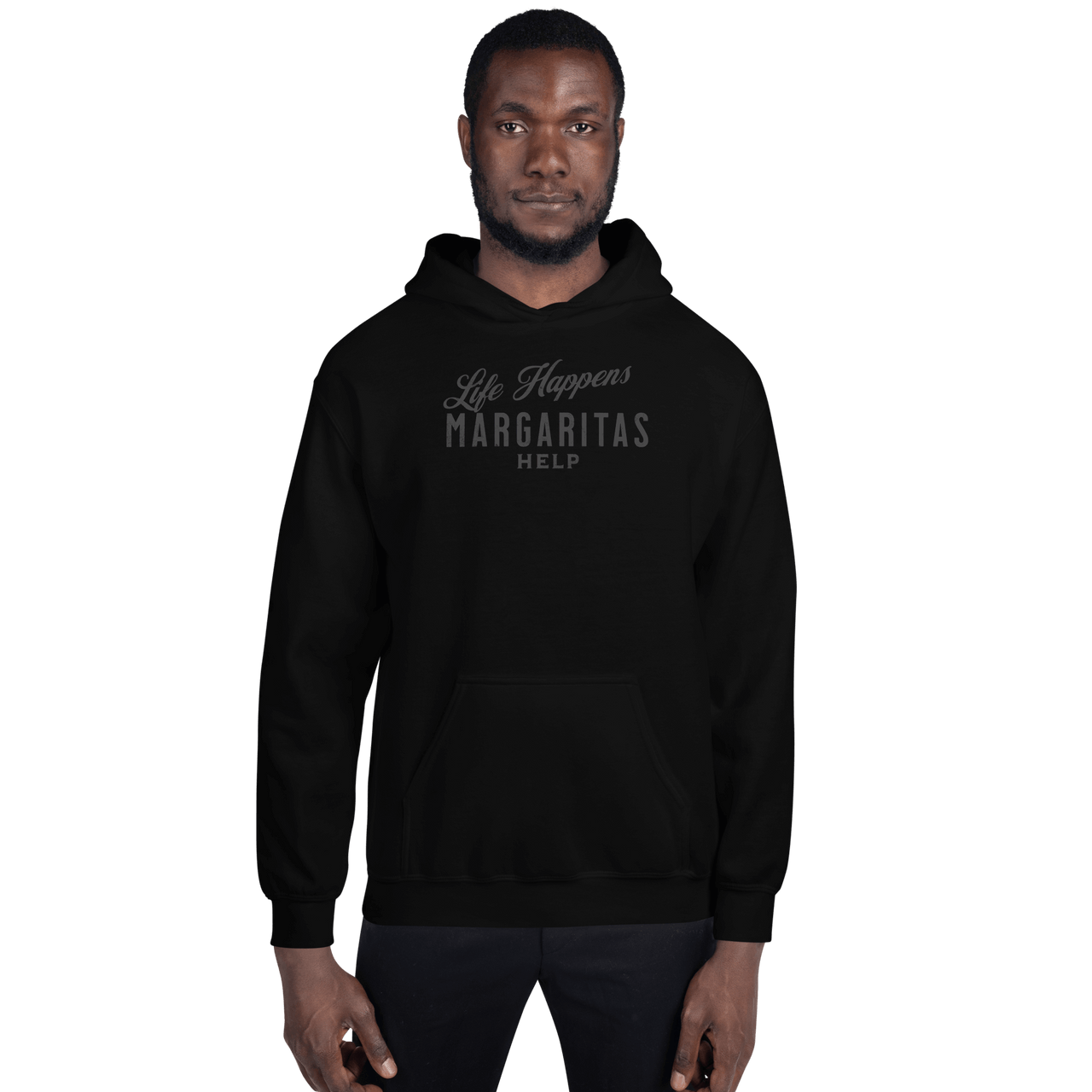 Life Happens Margaritas Help Hoodie: Cozy & Stylish BEER,DRINKING,HOODIE,MENS,New,UNISEX,WOMENS Dayzzed Apparel