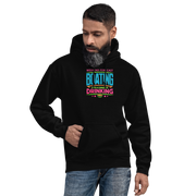 Cozy hoodie with "Weekend Forecast: Boating with a Chance of Drinking" in bright blue, pink, and green colors, perfect for chilly boating days.