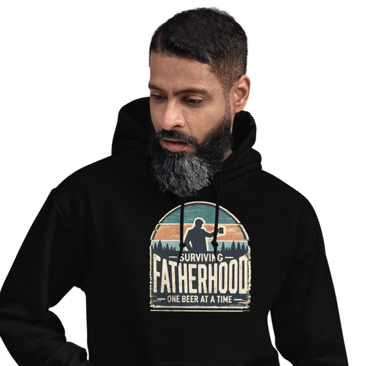 Surviving Fatherhood One Beer at a Time Hoodie