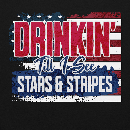 Drinkin' Till I See Stars and Stripes Hoodie