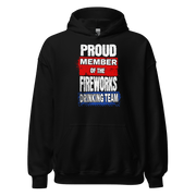 Discover the ultimate cozy hoodie for cooler evenings. Soft, stylish, and perfect for any occasion. Get your Fireworks Drinking Team Hoodie now!