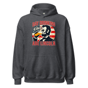 Gear up for the 4th with our Day Drinking Like Abe Lincoln Hoodie. Perfect for celebrations, offering comfort & patriotic flair.