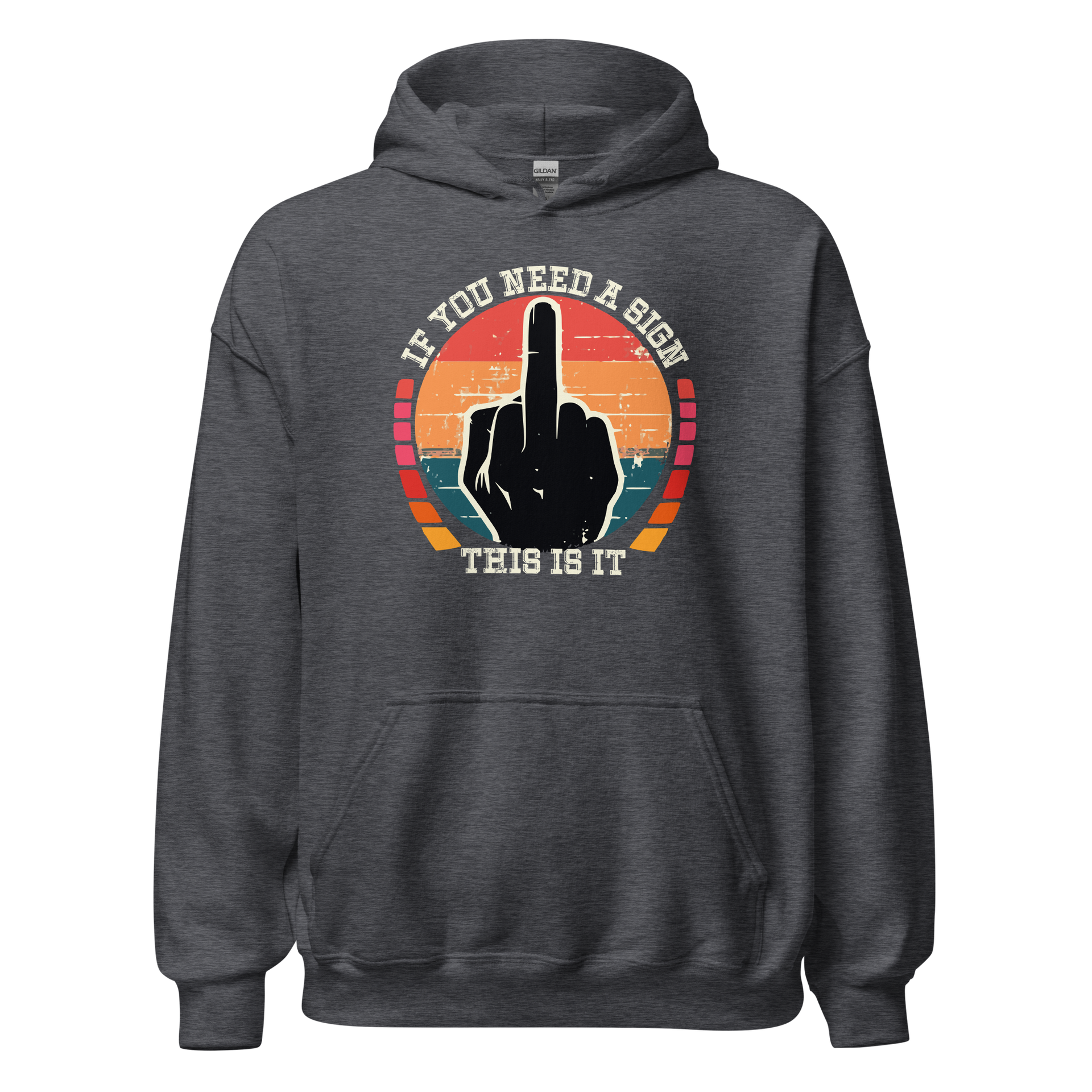 Discover the ultimate comfort with our 'If You Need a Sign' Hoodie. Soft, smooth, and perfect for cooler evenings. 50% cotton, 50% polyester blend.