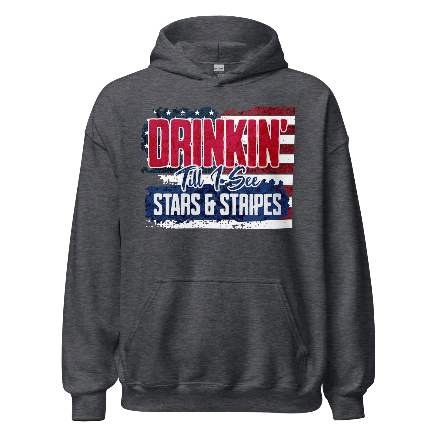 Drinkin' Till I See Stars and Stripes Hoodie