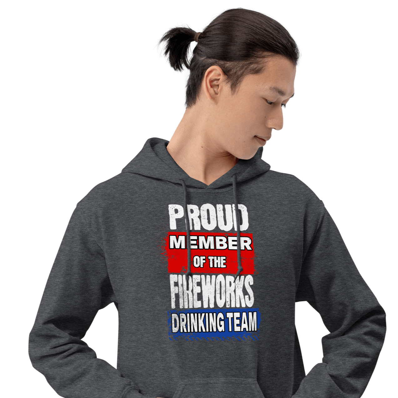 Discover the ultimate cozy hoodie for cooler evenings. Soft, stylish, and perfect for any occasion. Get your Fireworks Drinking Team Hoodie now!