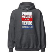 Discover the ultimate cozy hoodie for cooler evenings. Soft, stylish, and perfect for any occasion. Get your Fireworks Drinking Team Hoodie now!