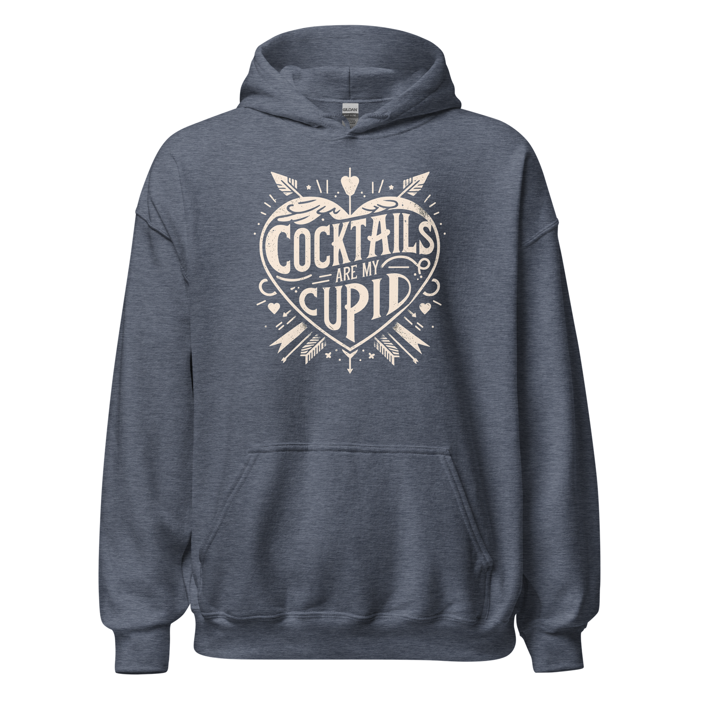 Cocktails Are My Cupid Hoodie