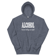 Alcohol Because Feelings Are Stupid Hoodie