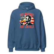 Gear up for the 4th with our Day Drinking Like Abe Lincoln Hoodie. Perfect for celebrations, offering comfort & patriotic flair.