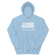 Alcohol Because Feelings Are Stupid Hoodie