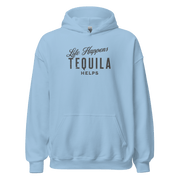 Life Happens Tequila Helps Hoodie - Cozy & Stylish Comfort DRINKING,HOODIE,MENS,New,TEQUILA,UNISEX,WOMENS Dayzzed Apparel