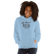 Life Happens Beer Helps Hoodie - Cozy & Stylish Comfort BEER,DRINKING,HOODIE,MENS,New,UNISEX,WOMENS Dayzzed Apparel