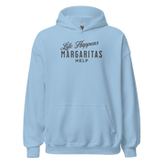 Life Happens Margaritas Help Hoodie: Cozy & Stylish BEER,DRINKING,HOODIE,MENS,New,UNISEX,WOMENS Dayzzed Apparel