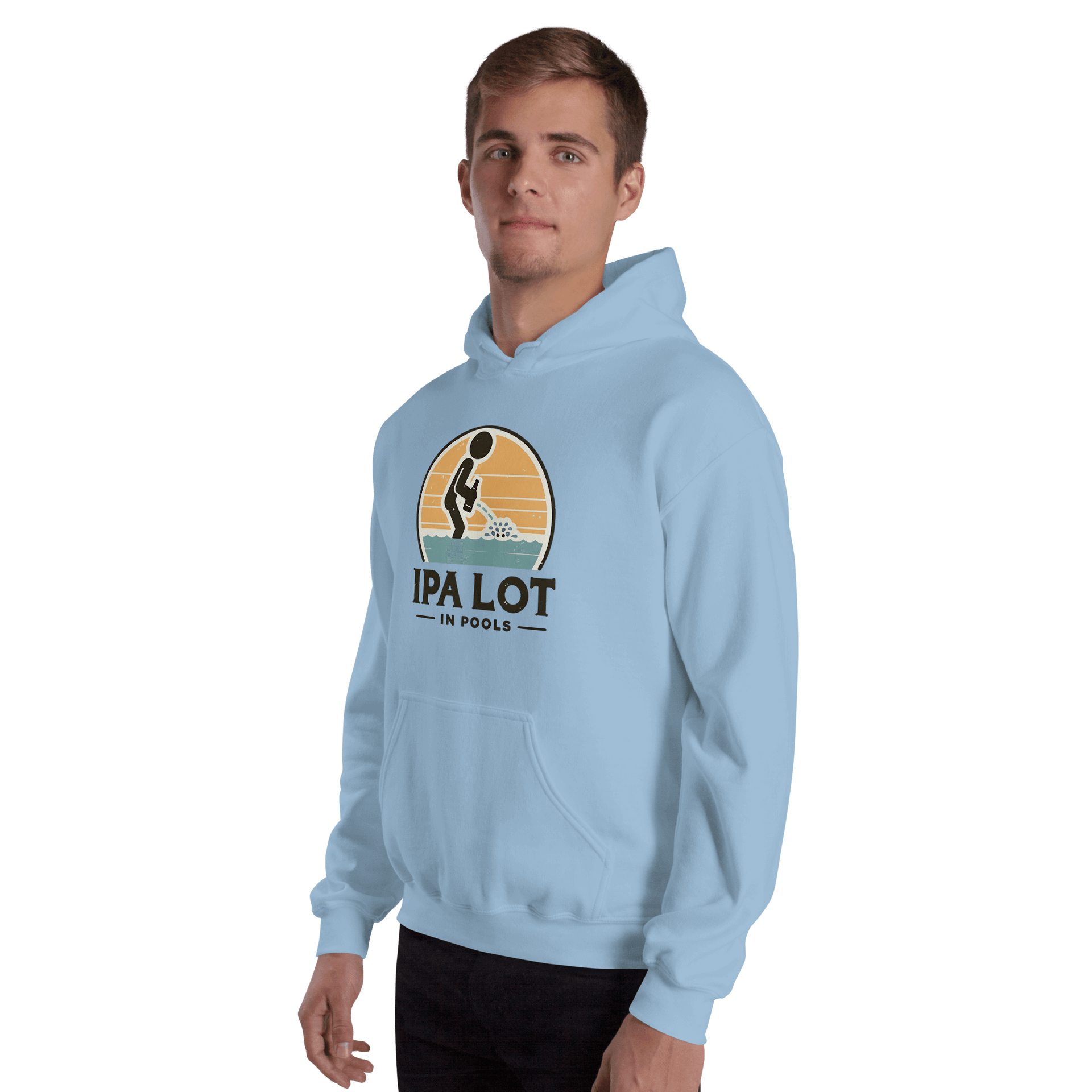 IPA Lot in Pools Hoodie: Cozy, Funny & Beer-Themed Embrace the chill with our IPA Lot in Pools Hoodie. Perfect for beer lovers, offering a soft, stylish warmth for those cooler evenings. Grab yours now!