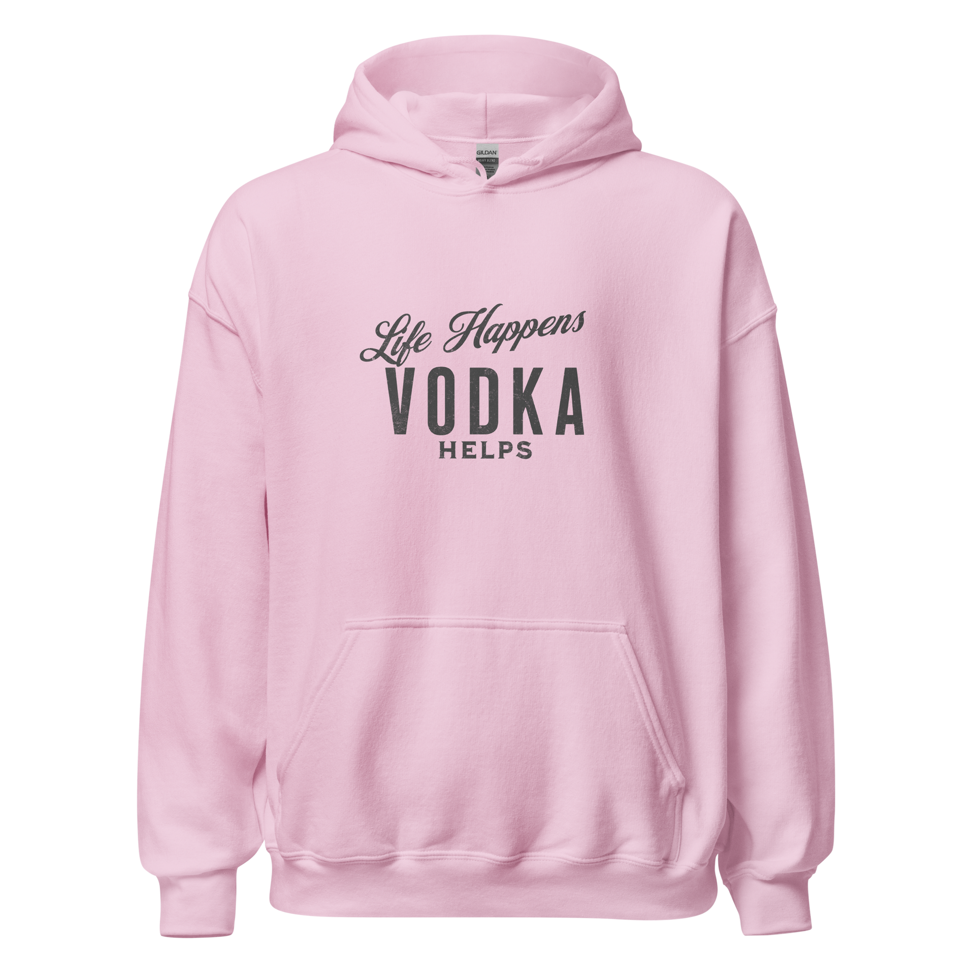 Life Happens Vodka Helps Hoodie - Cozy & Stylish HOODIE,MENS,New,UNISEX,WOMENS Dayzzed Apparel