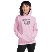 Life Happens Beer Helps Hoodie - Cozy & Stylish Comfort BEER,DRINKING,HOODIE,MENS,New,UNISEX,WOMENS Dayzzed Apparel