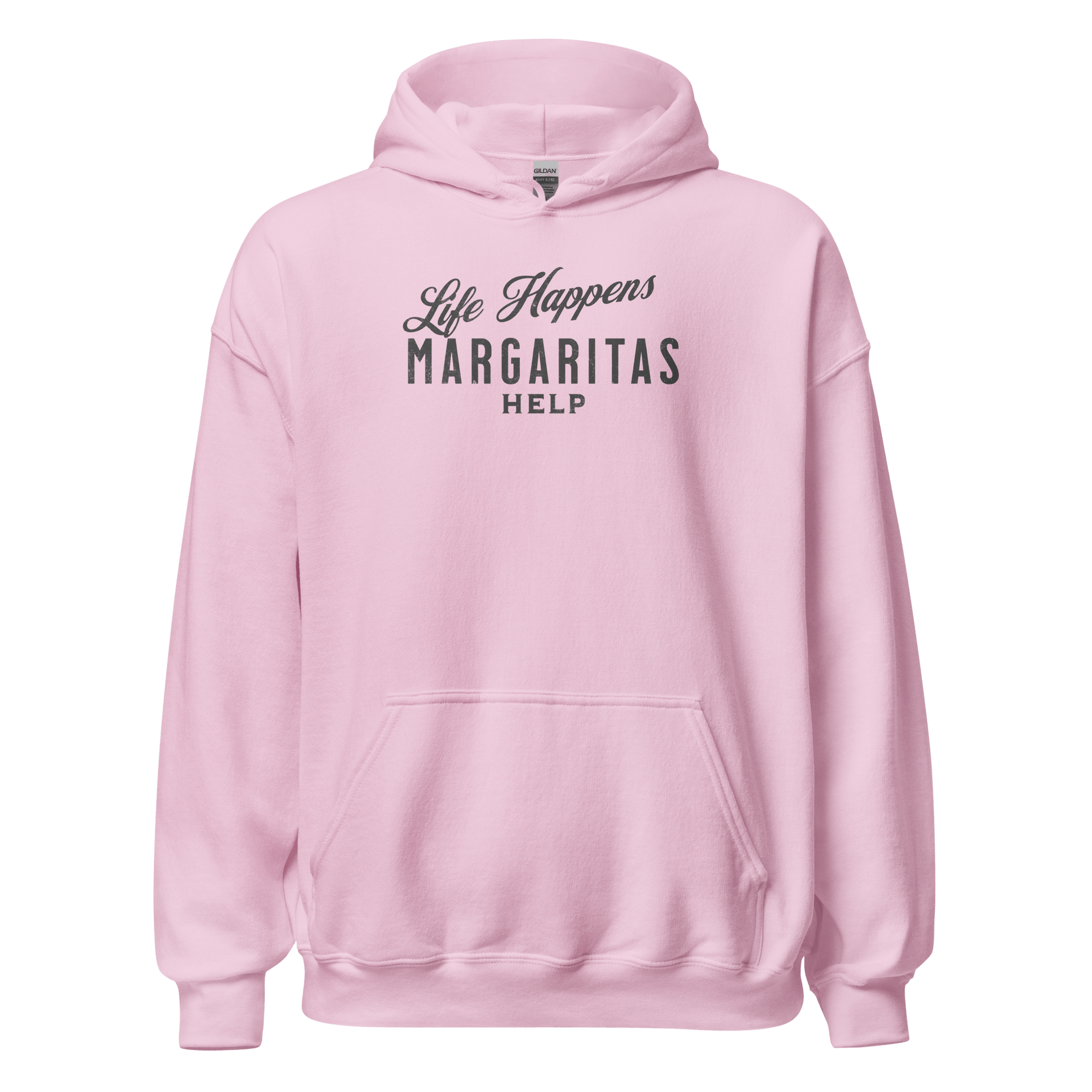 Life Happens Margaritas Help Hoodie: Cozy & Stylish BEER,DRINKING,HOODIE,MENS,New,UNISEX,WOMENS Dayzzed Apparel