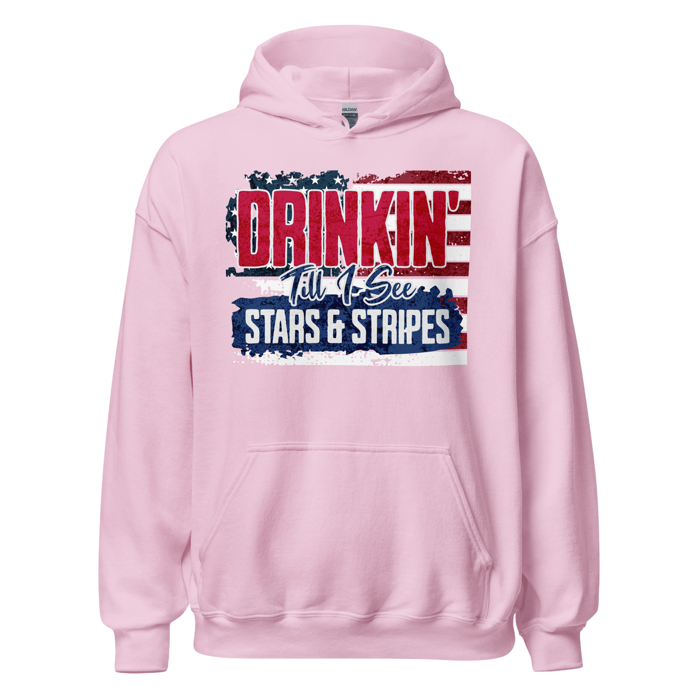 Drinkin' Till I See Stars and Stripes Hoodie