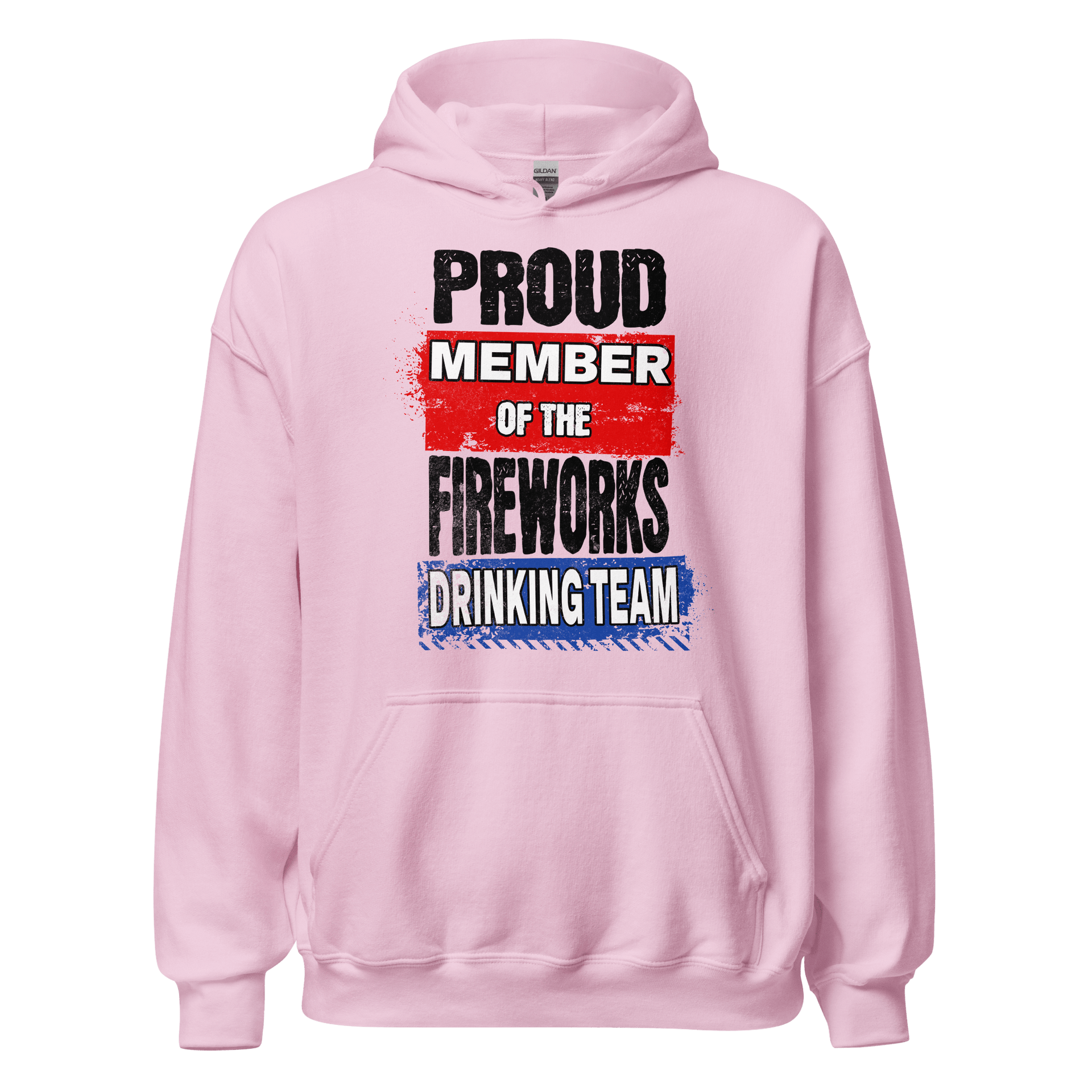 Discover the ultimate cozy hoodie for cooler evenings. Soft, stylish, and perfect for any occasion. Get your Fireworks Drinking Team Hoodie now!