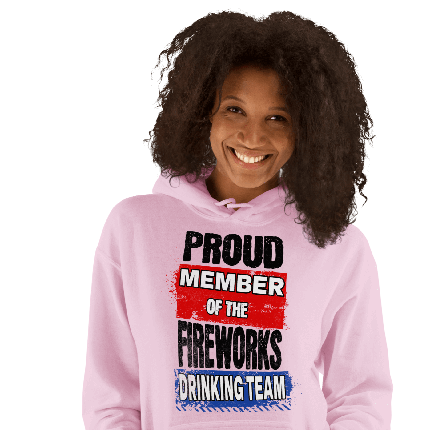 Discover the ultimate cozy hoodie for cooler evenings. Soft, stylish, and perfect for any occasion. Get your Fireworks Drinking Team Hoodie now!