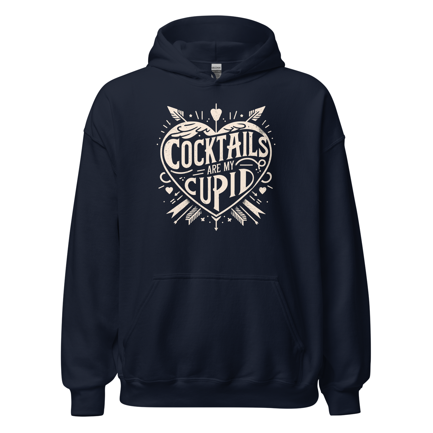 Cocktails Are My Cupid Hoodie