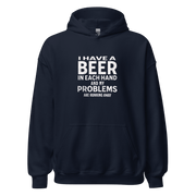 I Have a Beer in Each Hand Hoodie