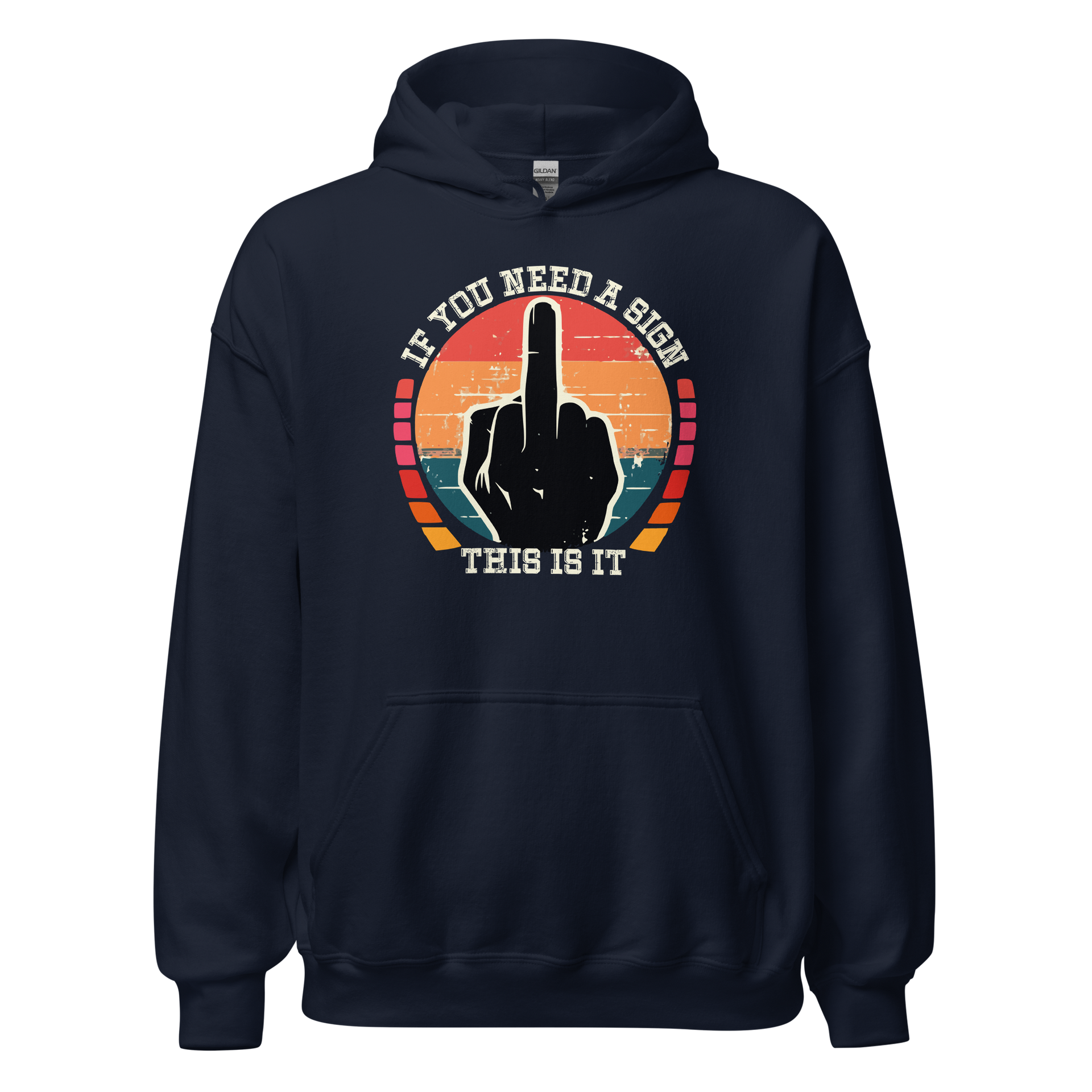 Discover the ultimate comfort with our 'If You Need a Sign' Hoodie. Soft, smooth, and perfect for cooler evenings. 50% cotton, 50% polyester blend.