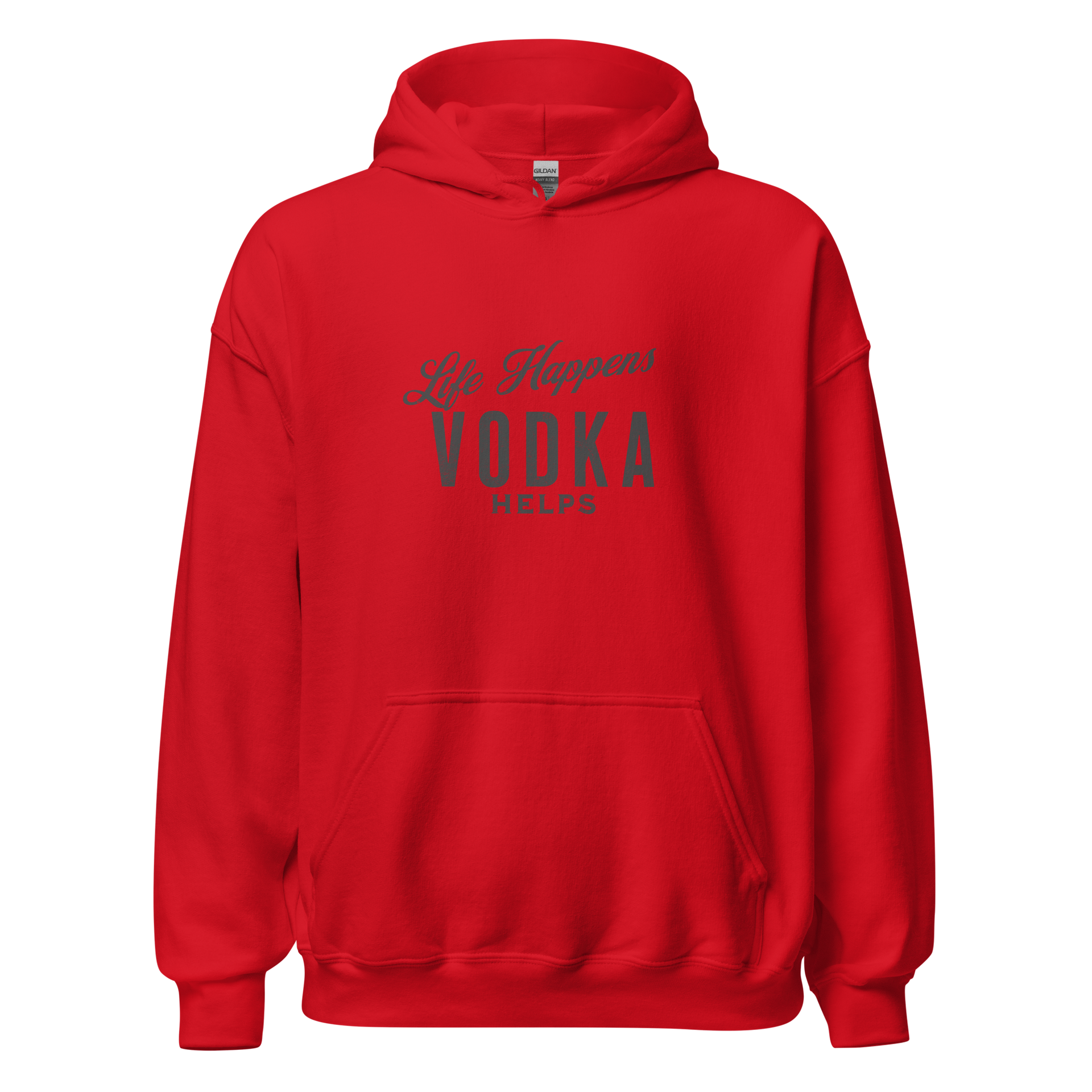 Life Happens Vodka Helps Hoodie - Cozy & Stylish HOODIE,MENS,New,UNISEX,WOMENS Dayzzed Apparel