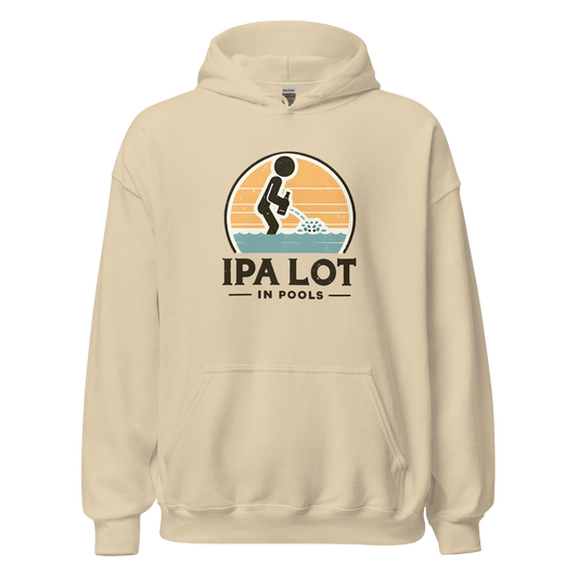 IPA Lot in Pools Hoodie: Cozy, Funny & Beer-Themed Embrace the chill with our IPA Lot in Pools Hoodie. Perfect for beer lovers, offering a soft, stylish warmth for those cooler evenings. Grab yours now!