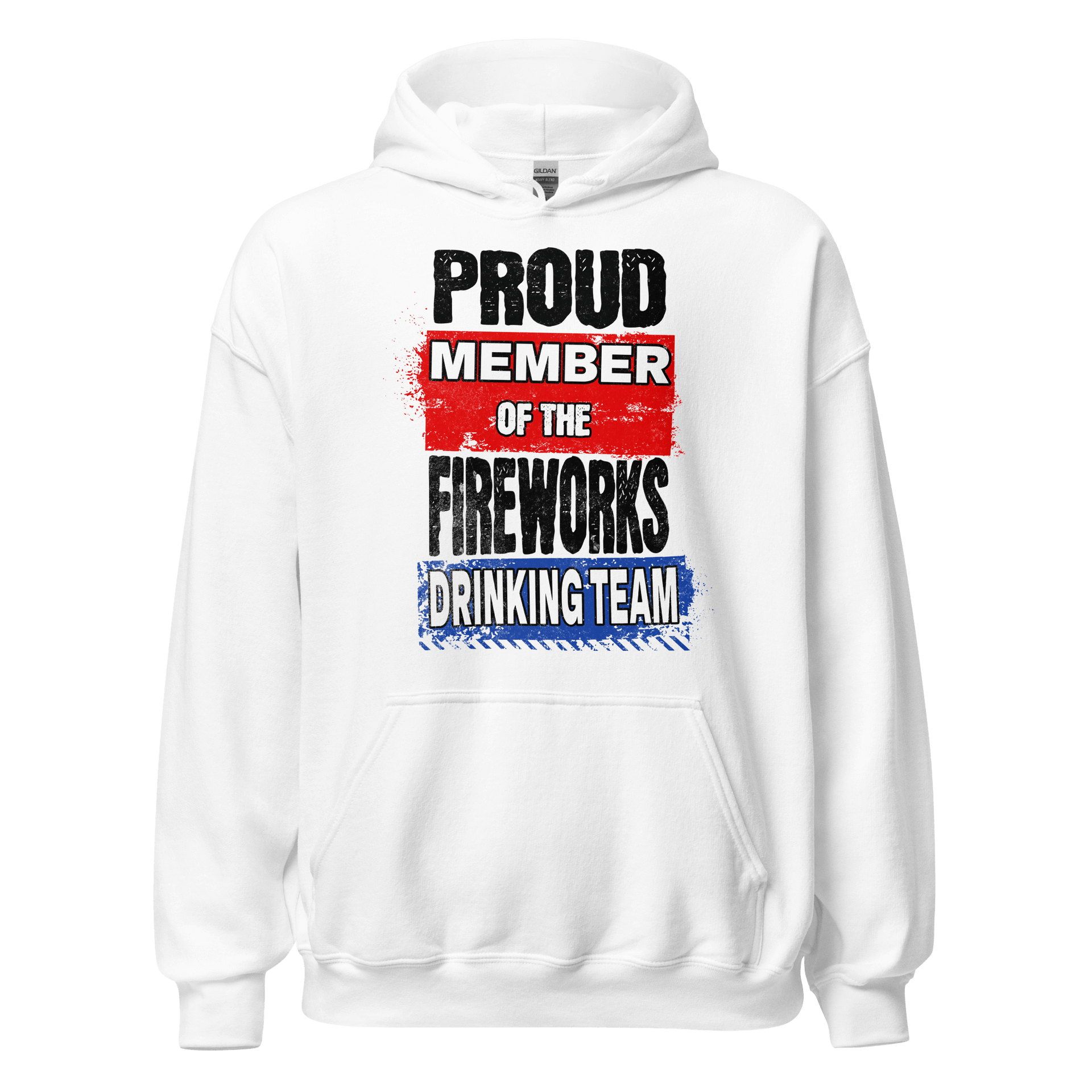 Discover the ultimate cozy hoodie for cooler evenings. Soft, stylish, and perfect for any occasion. Get your Fireworks Drinking Team Hoodie now!