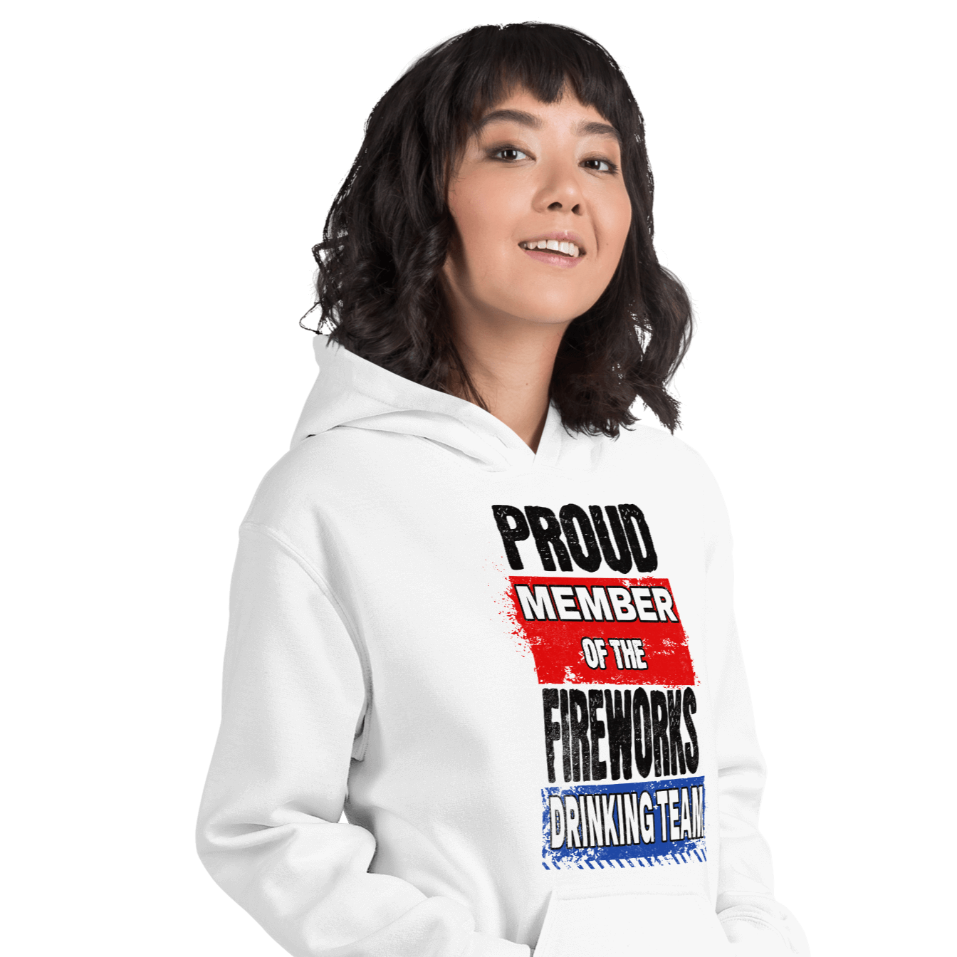 Discover the ultimate cozy hoodie for cooler evenings. Soft, stylish, and perfect for any occasion. Get your Fireworks Drinking Team Hoodie now!