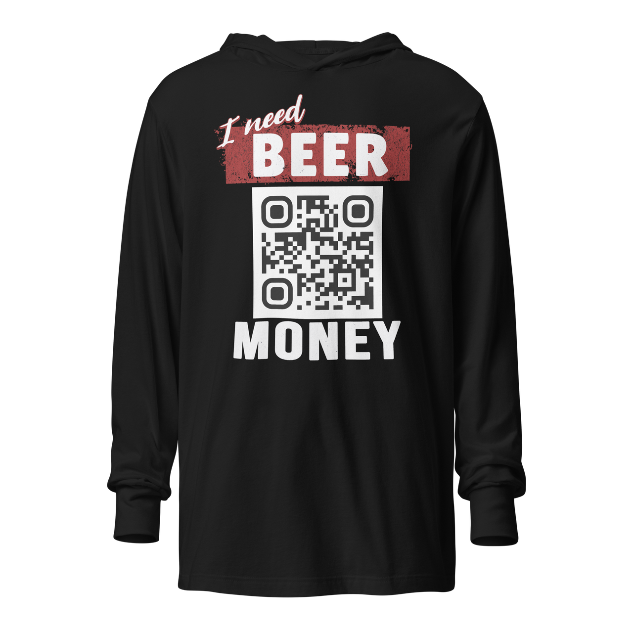 I Need Beer Money Lightweight Hoodie - Personalizable