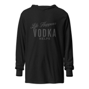 Life Happens Vodka Helps Hoodie: Stay Comfy & Stylish LIGHTWEIGHT HOODIE,MENS,New,UNISEX,WOMENS Dayzzed Apparel