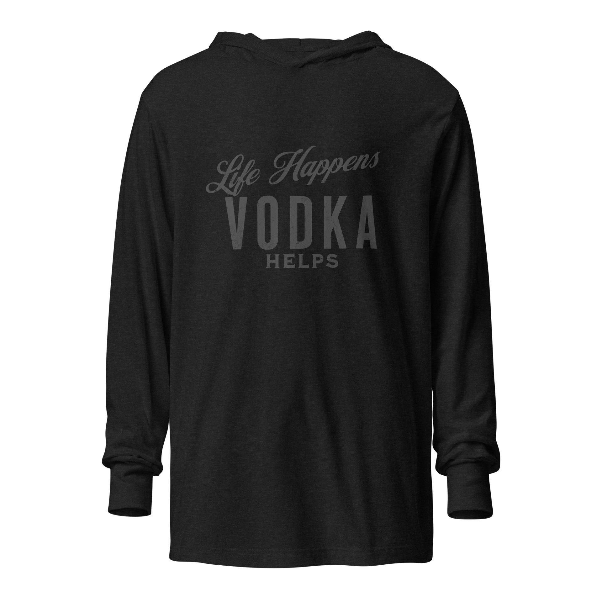 Life Happens Vodka Helps Hoodie: Stay Comfy & Stylish LIGHTWEIGHT HOODIE,MENS,New,UNISEX,WOMENS Dayzzed Apparel