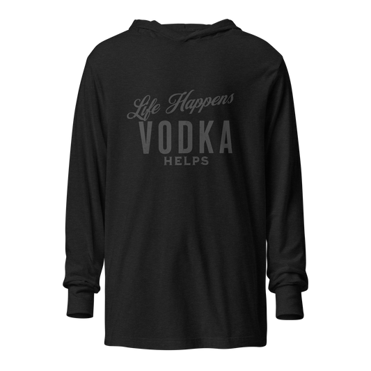 Life Happens Vodka Helps Hoodie: Stay Comfy & Stylish LIGHTWEIGHT HOODIE,MENS,New,UNISEX,WOMENS Dayzzed Apparel
