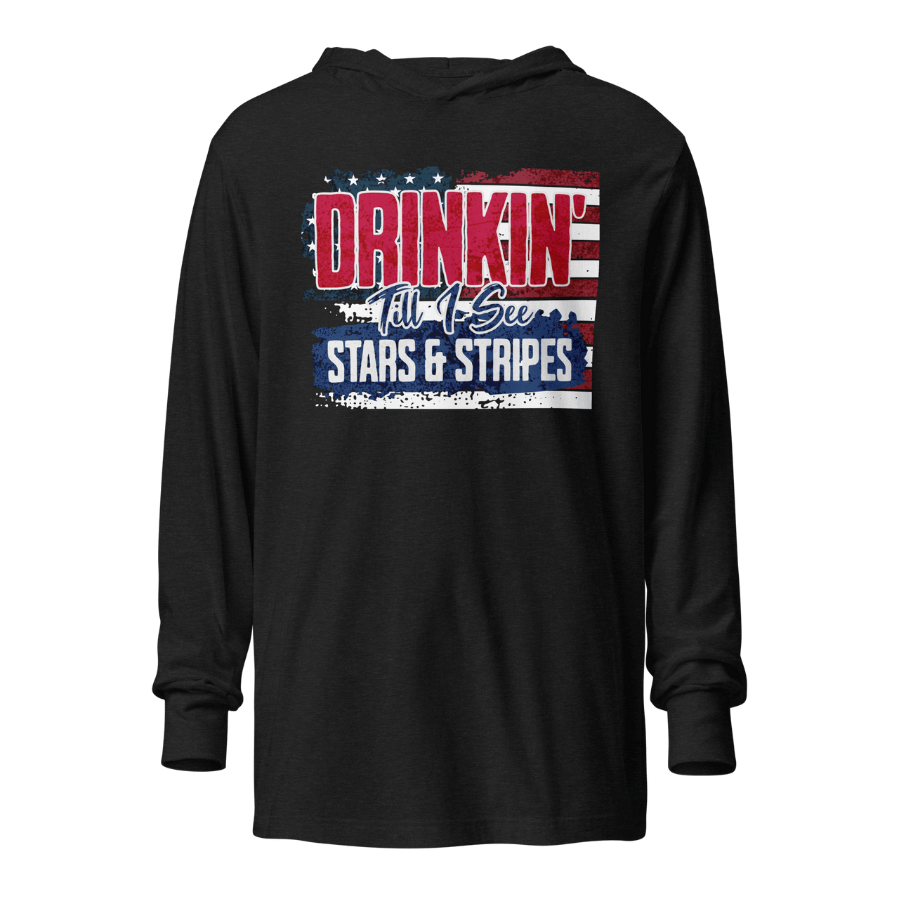 Drinkin' Till I See Stars and Stripes Lightweight Hoodie