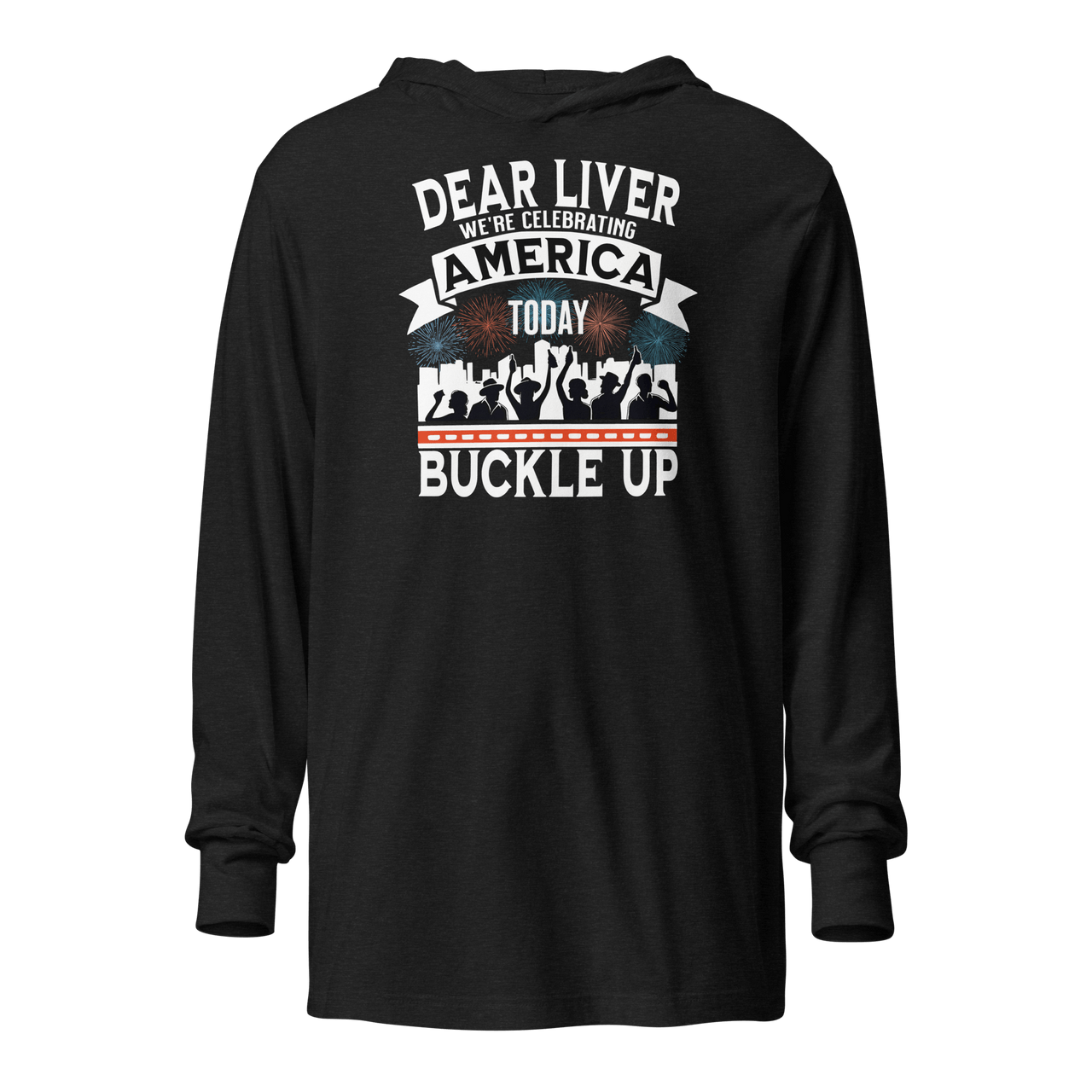 Dear Liver Celebrating America Lightweight Hoodie