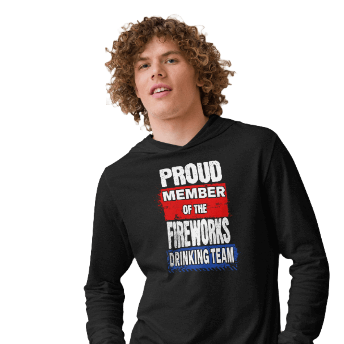 Proud Member of the Fireworks Drinking Team Lightweight Hoodie